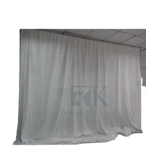 RK 30x10ft White Quick-Setup Pipe & Drape Backdrop Aluminum/Steel Frame Chiffon Panels 3-Year Warranty for Weddings Trade Shows - Product Image 2