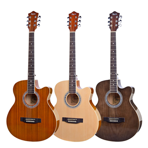 Wholesale Beginning <strong>Guitars</strong> Acoustic <strong>Electric</strong> <strong>Guitar</strong> <strong>Set</strong> with Pickups, Bags,capo,strap,tuner,pickup - Product Image 4
