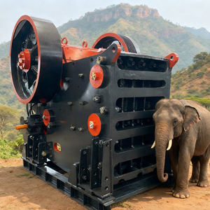 Дробильное оборудование: Запчасти для щековых дробилок, щековая дробилка для глины 900x1200, портативная щековая дробилка с двигателем и редуктором, макс. 225 т/ч, в продаже - Product Image 5