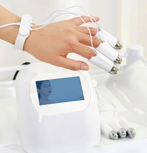 2025Y Golden Finger Beauty Instrument Smart AI <span class=keywords><strong>Masque</strong></span> Facial Version de mise à niveau Micro <span class=keywords><strong>Current</strong></span> Lifting Firming Massage Machine - Product Image 2