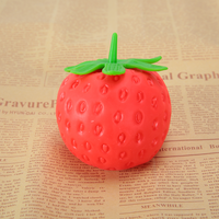 Nieuwe Ontwerp Rode Aardbeien Langzaam Stijgende Jumbo Aardbei Fruit Squishy Speelgoed