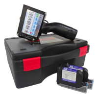 Harga Bagus Printer Tanggal Kedaluwarsa Botol 12.7mm 25.4mm Layar Sentuh Mesin Pengkodean Batch Printer Inkjet Genggam dengan Konveyor