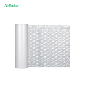 Air Bubble Roll Wrap Packaging Film Gelembung Udara Dipompa Oleh Mesin Bantalan Udara dengan Stok Di Gudang AS