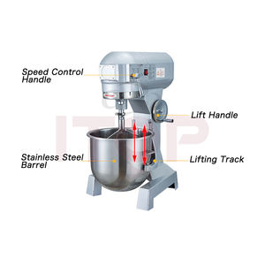 Machine à pain et à gâteau, <span class=keywords><strong>Robot</strong></span> de cuisine, mixeur sur socle, 1250W, électrique, 3 en 1 - Product Image 2
