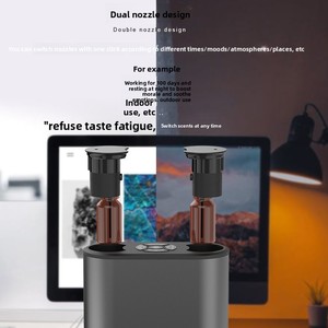 Double Nozzle Design Metal USB-Powered Waterless Aroma <b>Diffuser</b> <b>for</b> <b>Essential</b> <b>Oils</b> & Household Use - Product Image 2
