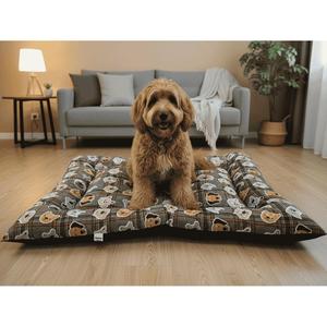Materasso per Cani e Gatti Yommy, Design a Quadri, Semi-Impermeabile, Misure L 86x59x11cm, XL 96x71x12cm, XXL 125x95x14cm - Product Image 5