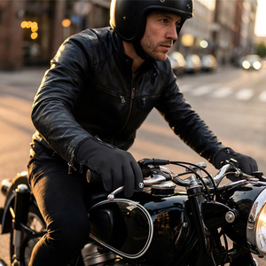 <span class=keywords><strong>Gants</strong></span> de cyclisme sans doigts doublés de polaire, chauds, antidérapants, imperméables, avec fermeture éclair, compatibles avec les écrans <span class=keywords><strong>tactiles</strong></span>, pour la conduite hivernale - Product Image 4