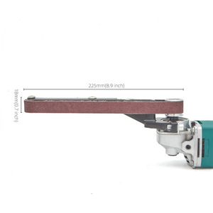 Steel Angle Grinder to Belt Sander Adapter 100 Type with 2 Sanding Belts for Woodworking Metal Polishing Dropshipping - Product Image 2