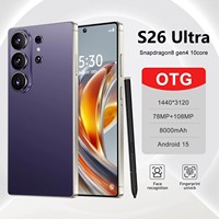 Smartphone S26Ultra 5G Dual SIM, 16GB+1TB, LTE, Deca Core, Cámara de 108MP, Pantalla OLED de 120Hz, Versión Global