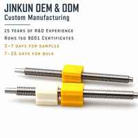 Vis à billes SFE2020 en acier inoxydable usiné CNC, pas de 20 mm, avec écrou, pour entraînement de machines longues, fabrication OEM/ODM
