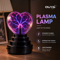 Lampe Plasma Romantique à Contrôle Tactile, Décharge Statique, Réactive au Son, Lampe Plasma Originale pour Décoration de Table de Café