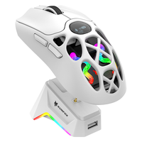 H16PRO Mouse Gaming Tri-mode Konektivitas Ringan E-sports 2.4G//Kabel Notebook Kantor Desktop Layar Pintar Magnetik