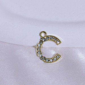 Portachiavi di Lusso in Metallo con Ciondolo Decorativo, Lettera con Diamante, Accessori Decorativi Fai-da-Te per Custodie Telefoni e Bracciali - Product Image 1