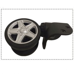 Durable Adjustable Rubber Waterproof <b>Suitcase</b> <b>Wheels</b> Swivel Casters Luggage Trolley Mute Screw Repair Replacement Model WZ600E - Product Image 3