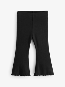 <span class=keywords><strong>Baby</strong></span> Bambus gerippt ausgestellte <span class=keywords><strong>Leggings</strong></span> 0-6 Jahre weiche atmungsaktive Hose Kleinkind Mädchen Jungen Strick hose Fabrik Großhandel - Product Image 4