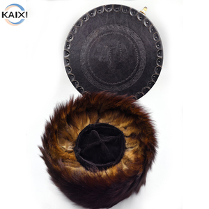 Chapeau en fourrure Shtreimel sur mesure pour hommes juifs, fabriqué en usine OEM, pour le judaïsme hassidique, en cheveux naturels, emballage individuel en coffret cadeau - Product Image 5