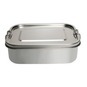 aohea storage boxes   bins 304 Stainless Steel Lunch box Eco-Friendly Metal Bento Lunchbox leak-proof lunch for children