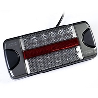 Feux de remorque à LED rectangulaires personnalisables 10-30V, feux de signalisation combinés à LED, feux de camion à LED