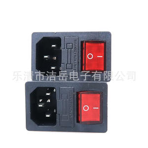 Enchufe de corriente alterna Jieyue con interruptor y fusible de 250V, 1 toma de pared con conexión a tierra estándar para uso de audio y video. - Product Image 4