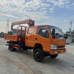 Camion grue à flèche droite JMC, petit modèle 2 rangées, 4x2, mini-grue de 5 tonnes, prix - Product Image 6