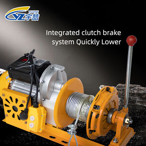 Pengangkat cepat banyak digunakan 1600w pengendali jarak jauh luar ruangan 500kg/750kg kerekan listrik dengan kopling - Product Image 3