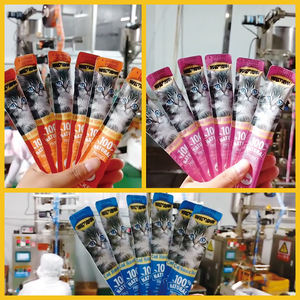 Wimow Fournisseur en gros 15g de barres crémeuses pour chat Bâton de friandises léchant Pochette en vrac Collations Nourriture humide - Product Image 6