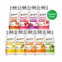 Comprimés de Vitamine C GMP OEM, Marque Privée, Saveurs de Fruits Assorties, Comprimés de Vitamine C sous Forme de Pastilles