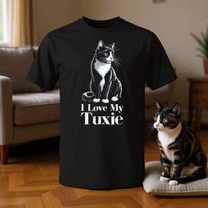 Camiseta para Amantes de Gatos Tuxedo, para Propietarios de Tuxies, para Promociones de Amantes de Gatos - Product Image 3