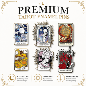 Pin <span class=keywords><strong>de</strong></span> Esmalte Suave con Forma <span class=keywords><strong>de</strong></span> Carta <span class=keywords><strong>de</strong></span> Tarot Personalizada, Broche <span class=keywords><strong>de</strong></span> Solapa <span class=keywords><strong>de</strong></span> Metal con Personaje <span class=keywords><strong>de</strong></span> Anime, Insignia <span class=keywords><strong>de</strong></span> Esmalte Coleccionable Artística, Decoración para Mochila - Product Image 3