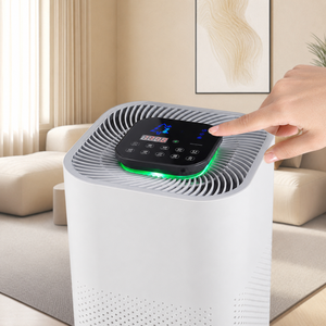 <span class=keywords><strong>Purificateur</strong></span> <span class=keywords><strong>d</strong></span>'<span class=keywords><strong>air</strong></span> intelligent avec écran tactile et indicateur de qualité de l'<span class=keywords><strong>air</strong></span> LED, filtre HEPA H13, <span class=keywords><strong>purificateur</strong></span> <span class=keywords><strong>d</strong></span>'<span class=keywords><strong>air</strong></span> domestique pour chambre et bureau - Product Image 3