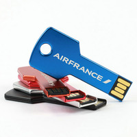 Real Estate Business Gift 4GB 8GB 16GB 32GB Cle Usb Memory Stick Disk on Key Pendrive House Metal Key Shape Usb Flash Pen Drive