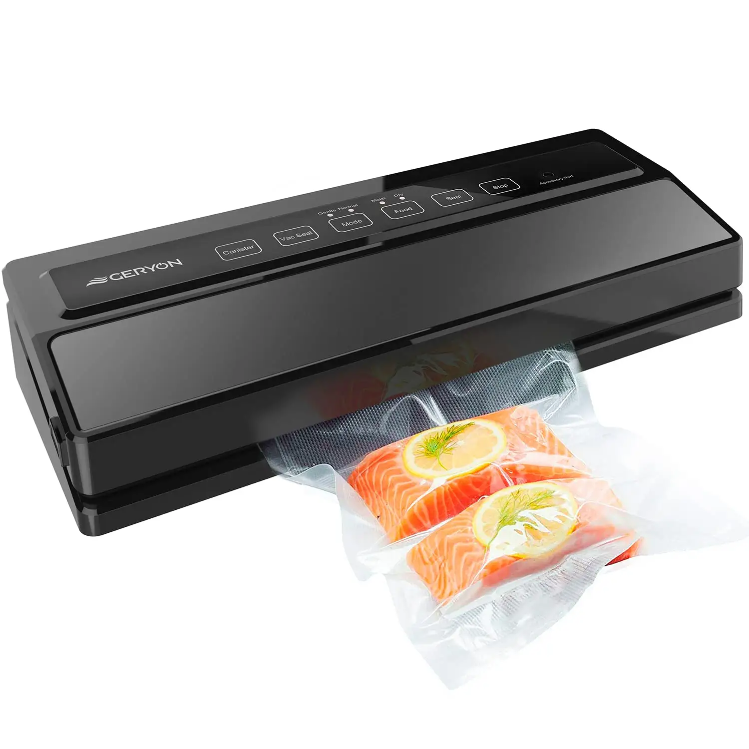 GERYON Cheap Stock Fresh Food Vacuum Sealers Packing Portable Electronic Home Use Automatic Vacuum Sealer Machine for sale
