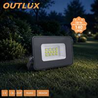 Projecteur LED OUTLUX E048EI 10W IP65 en aluminium - Blanc chaud AC pour l'éclairage paysager et de jardin