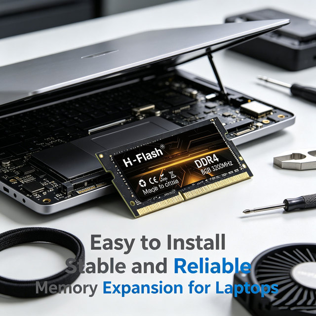 H-Flash High Quality Server DDR4 4GB 8GB 16GB 32GB 2666MHZ 3200MHZ 2400MHZ Computer Memory for Notebook