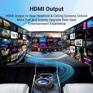 Rhythm Wireless Carplay Ai Box 8G 128G Qualcomm 6125 Android 13 Carplay Android Auto GPS Navegación Pantalla Dividida Salida de Video HD - Product Image 5