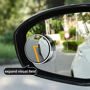 Xe hút cup gương chiếu hậu điểm mù phụ trợ nhỏ Gương tròn không thấm nước gương phụ trợ - Product Image 2