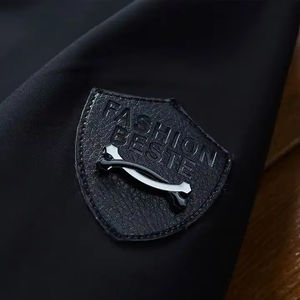 Chaqueta de color sólido para hombre, chaqueta de primavera y otoño, chaqueta de talla grande para hombre para adolescentes - Product Image 5