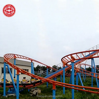 Équipement de parc d'attractions, montagnes russes à 16 places, montagnes russes familiales, mini-montagnes russes à vendre