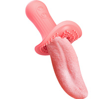 Erwachsene weibliche G-Punkt Klitoris Massage Zunge lecken Vibrator Sexspielzeug 3 schockierende Punkte Vagina Stimulator für Frauen