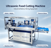 Machine à portionner les gâteaux Sonic, équipement de découpe pour boulangerie industrielle, pour trancher les gâteaux ronds et carrés, lames en titane