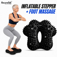 Equipo de Gimnasio en Casa, Entrenamiento Cardiovascular, Stepper Inflable, Equipo de Entrenamiento con Pasos, Equipo de Ejercicio Personal, Máquina de Step para Interiores