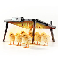 WONEGG Lampe Chauffante pour Poussins, Plaque Chauffante Méca, Utilisation Suspendue ou sur Pied