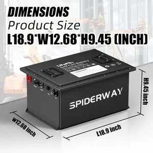 Batería de Iones de Litio LiFePO4 de 48V 105Ah para Carro de Golf con BMS Inteligente Integrado de 200A y Más de 6000 Ciclos - Product Image 5