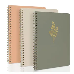 Nieuw Zuurvrij Papier 120G Dik Papier Morandi Kleur Omslag Spiraal Notebooks Voor Studenten Gratis Verzending