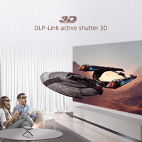 Proyector Portátil Mini Home Theater BYINTEK UFO R19, Cine Android 4K 3D para Teléfonos Móviles, Smartphones y Tabletas