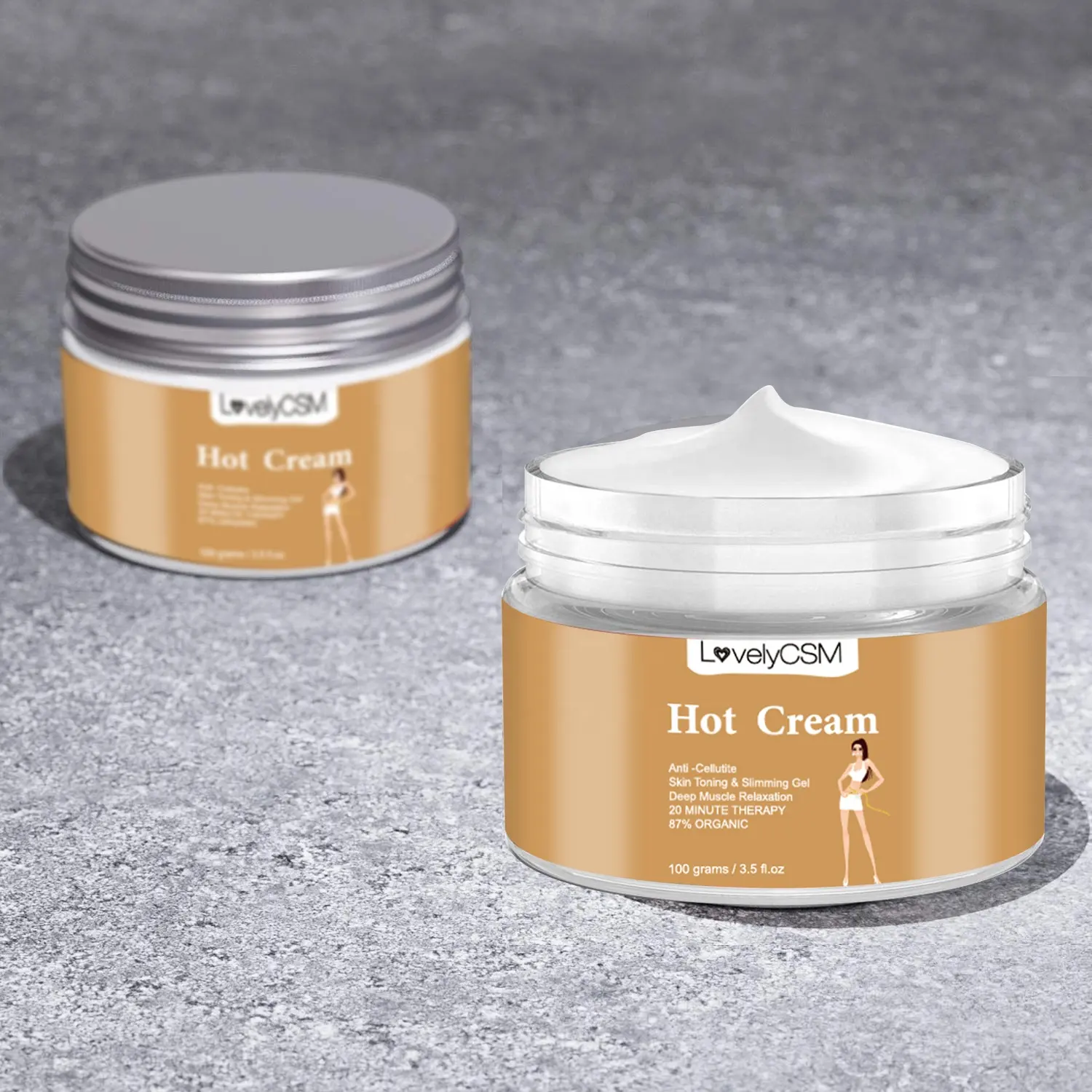 Vente en gros crème chaude anti-cellulite OEM gel brûleur de graisse en bâton d'huile crème amincissante de massage corporel produits pour perdre du poids