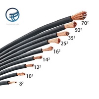 Superflexibles Schweißkabel 16mm 35mm 50mm 70mm |   Naturkautschuk-Ummanteltes Kupferkabel |   Öl- und hitzebeständig für hohe Beanspruchung