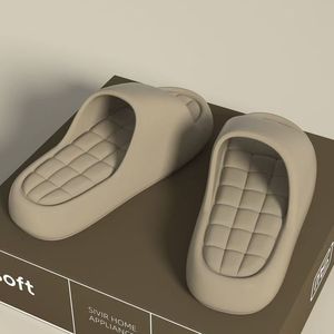 Chaussons EVA respirants antidérapants à bout ouvert pour hommes et femmes, pour la maison, la salle de bain, les couples, semelles épaisses, tongs d'extérieur - Product Image 3