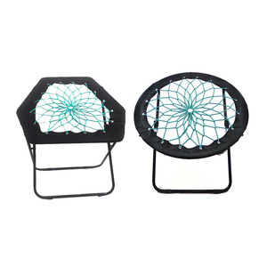 Sedia pieghevole portatile da Gaming e campeggio con sistema Bungee Bunjo struttura in acciaio flessibile capacità 2L per arrampicata e tour - Product Image 4