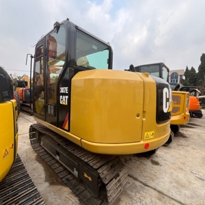 Mini-excavatrice CAT 307E, livraison gratuite, prix bas, excavatrice hydraulique sur chenilles d'occasion, nouveau modèle, excavatrice agricole - Product Image 2